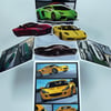 Mens Birthday Card With Cars