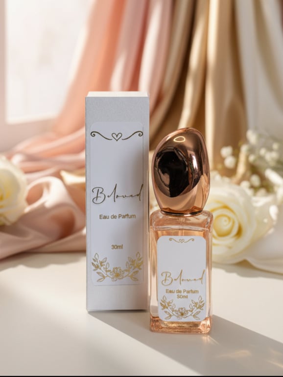 Beloved Bride's Perfume - Wedding Day Fragrance - Blush Suede & Peony