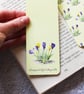 Crocus Flower Bookmark - Double Sided  - Image 1