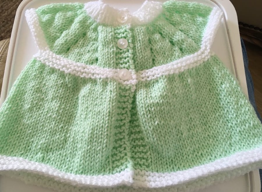 Cap Sleeved Top for 0 - 3 month baby  - APPLE GREEN
