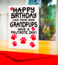 Birthday Card From Grandpups, Dogs For Grandparent, Nan, Grandad, Gran, Papa - Image 3