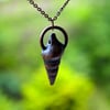Half Seashell copper necklace