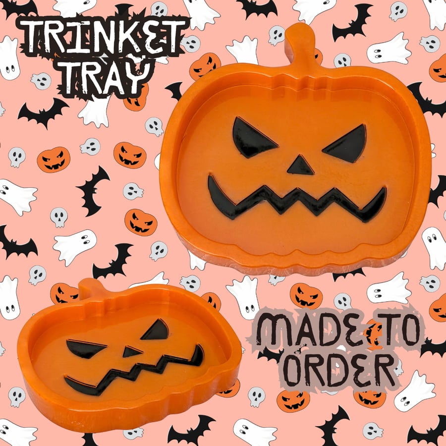 Pumpkin Trinket Tray - Made to Order
