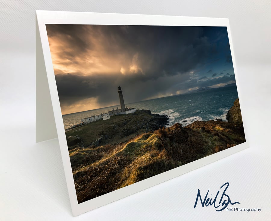 Ardnamurchan Lighthouse - Scotland Greeting Card by Neil Barr