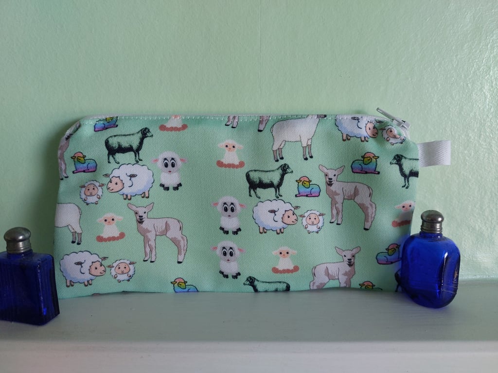 Sheep Lambs Pencil Case 