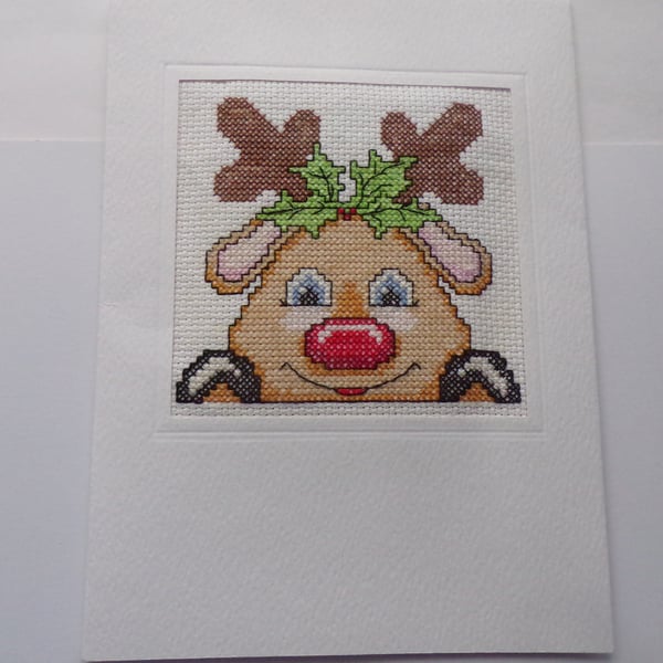 Christmas Card, Reindeer Card, Xmas Card