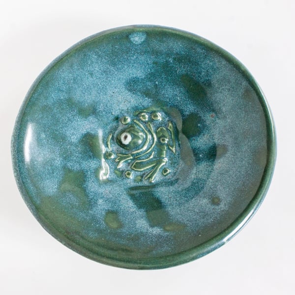 Small Ceramic Frog Dish