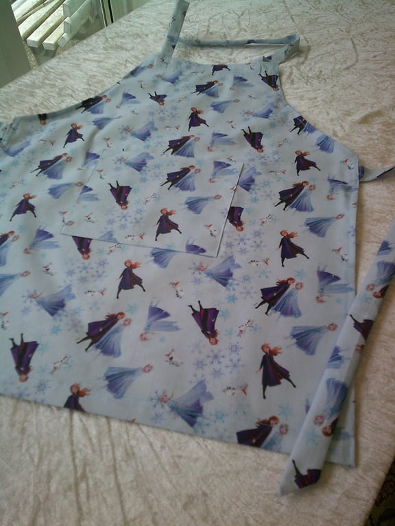 Child's Apron with Characters from Frozen