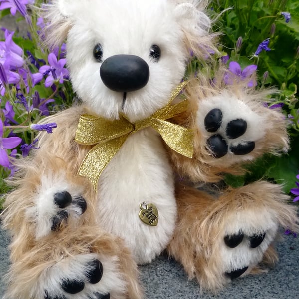 'Sugar'. A bear with a special message in a bottle