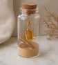 Foil Glass Earrings in a Bottle - Unique Gift