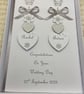 Personalised Handmade Wedding Day Card Son Daughter Engagement Anniversary Boxed - Image 3