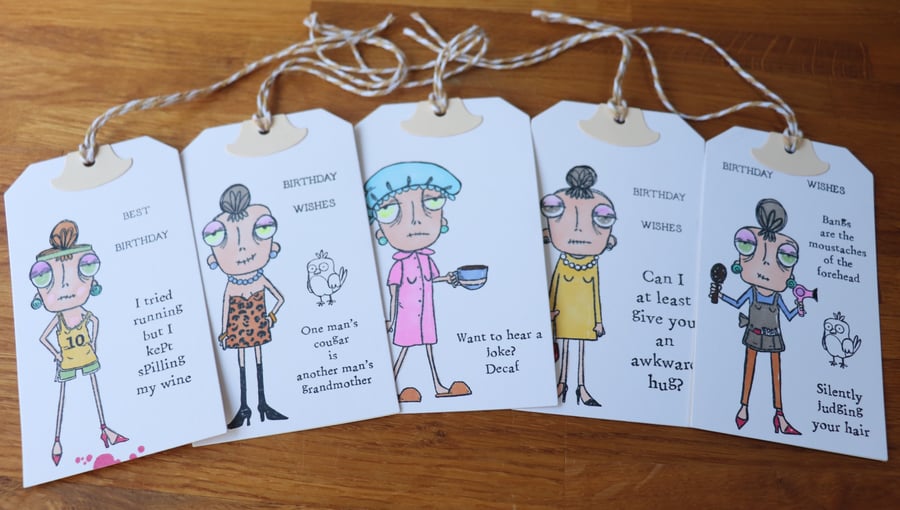 Humorous Gift Tags.
