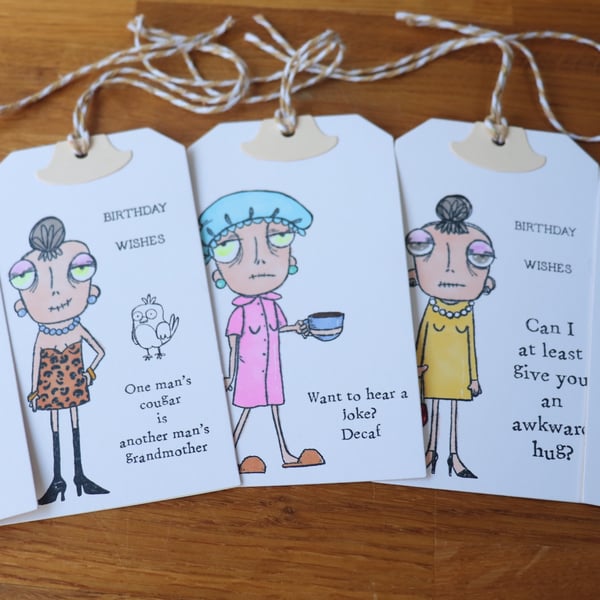 Humorous Gift Tags.