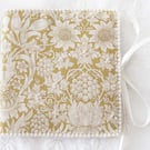 NEEDLE BOOK WILLIAM MORRIS DESIGN HAND BEADED