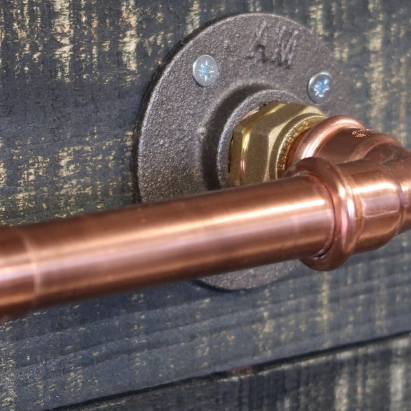 Toilet roll holder, steam punk, industrial