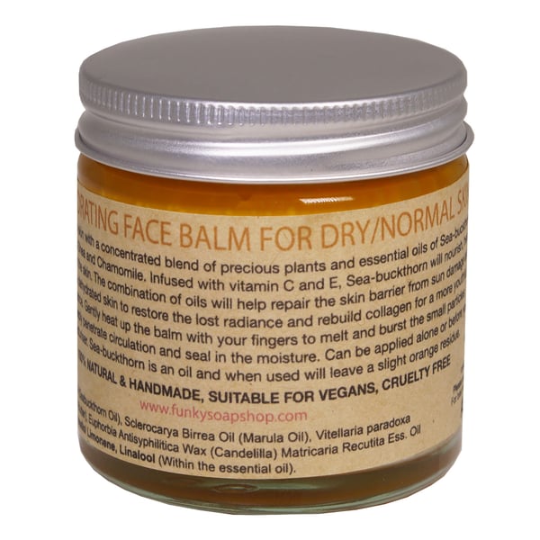 Hydrating Face Balm For DryNormal Skin, 100% Pure Sea-buckthorn Oil, 60ml
