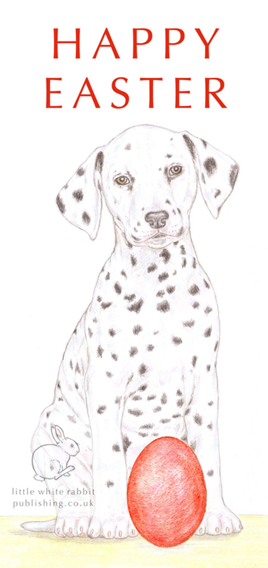 Dot the Dalmatian - Easter Card
