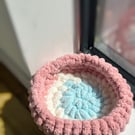 Handmade Chunky Knit Crochet Cat Bed