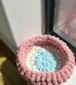 Handmade Chunky Knit Crochet Cat Bed