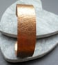Oxidised Copper Cuff Bracelet Vintage Style - Image 4