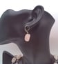 Pale Pink Rose Quartz Chunky Nugget Bead 3 Piece Jewellery Set, Gift for Her - Image 10