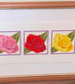 Three Roses Counted Cross Stitch Kit