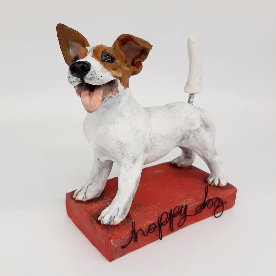 “Happy Dog!” Sculpture 
