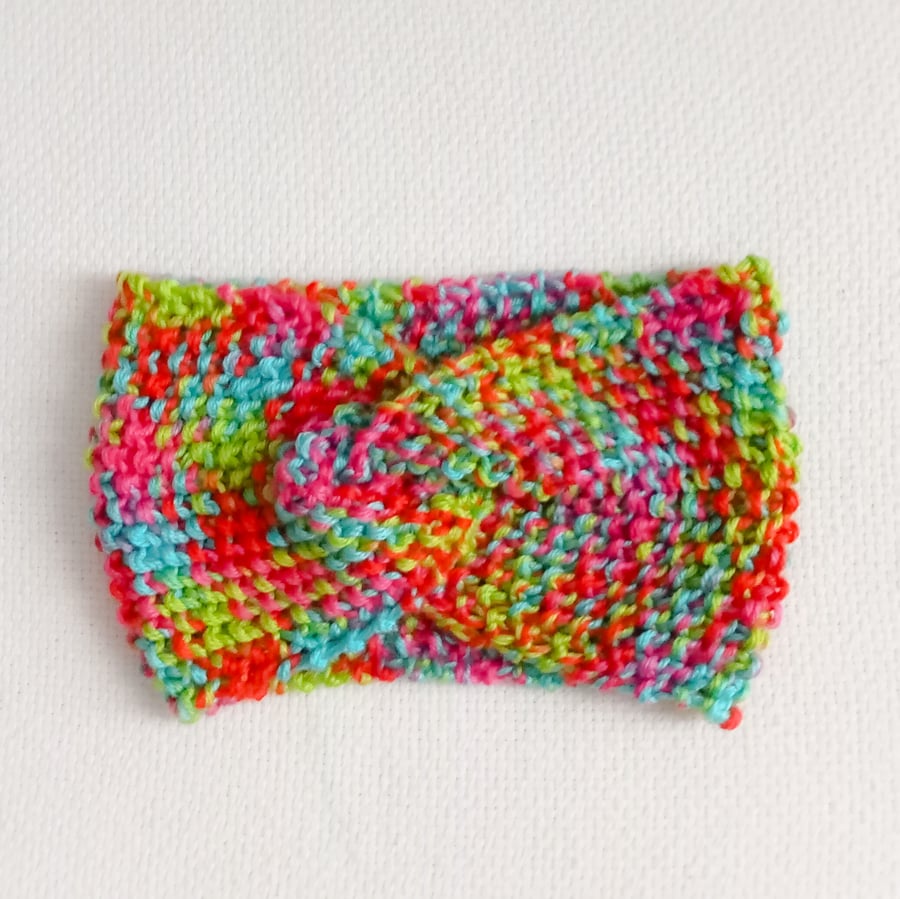 KNITTING PATTERN PDF Clown Ombre Headband