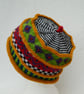 Multicolour Hat Pattern in 3 Sizes. Knitting Pattern. PDF Knitting Pattern. Hat. - Image 6
