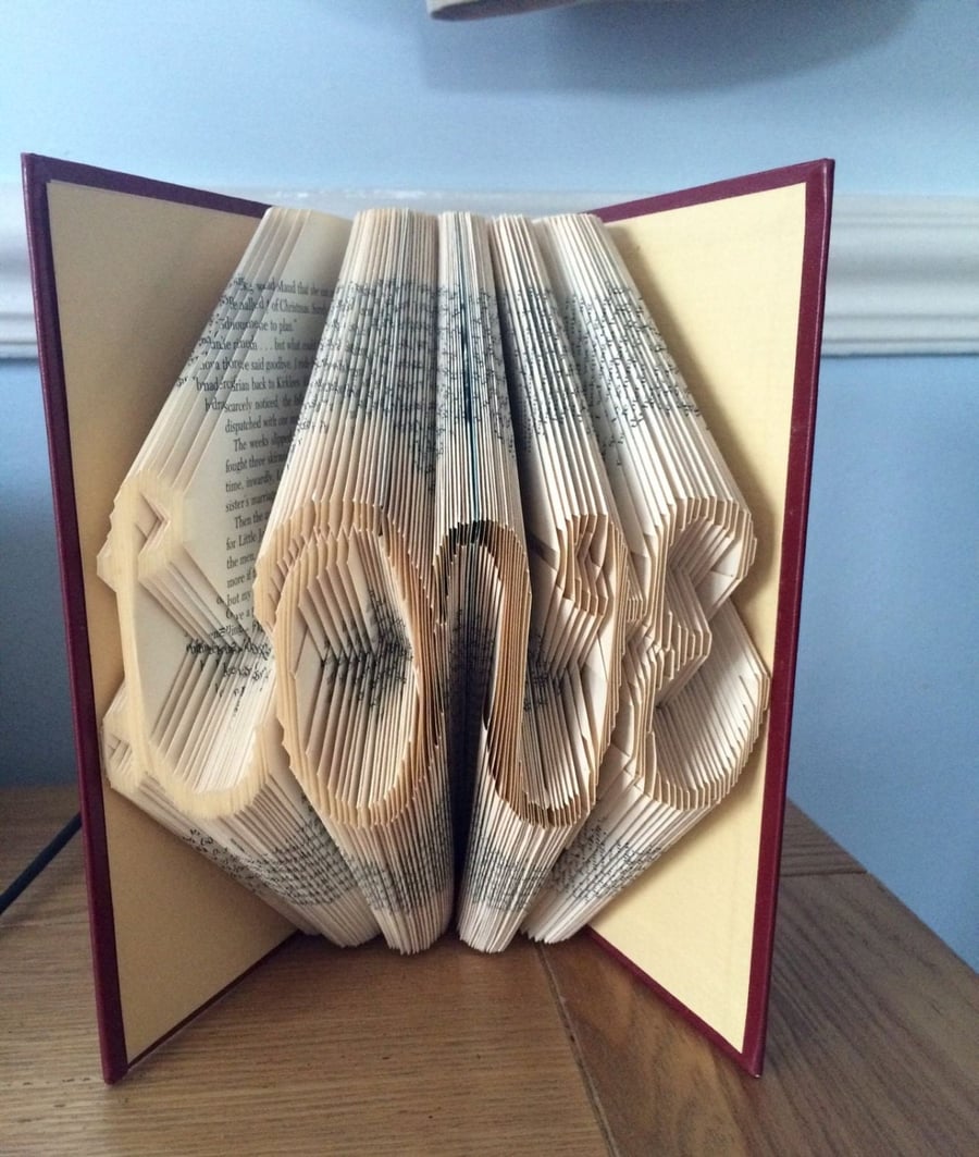 LOVE 6 MMF Book Folding Pattern - EMAILED PDF PATTERN