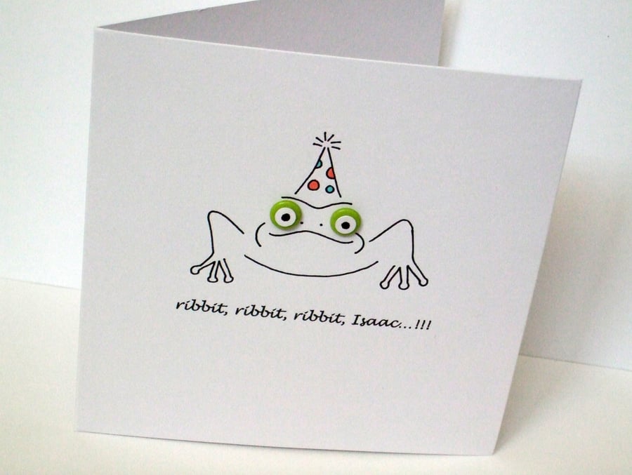 Frog Birthday Card
