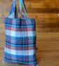 Upcycled Material Reversible Tote Bag - Image 1