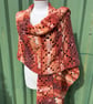 Autumn Ruana Wrap in Soft Wool Yarn - Image 4