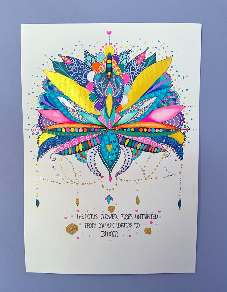 Lotus Flower Illustration