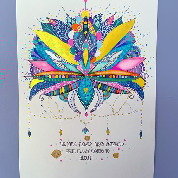 Lotus Flower Illustration