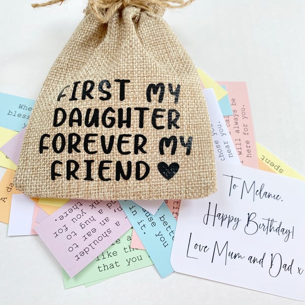 A Keepsake Bag of 31 Daughter Quotes - Daughter Gift, Daughter Gifts Keepsake