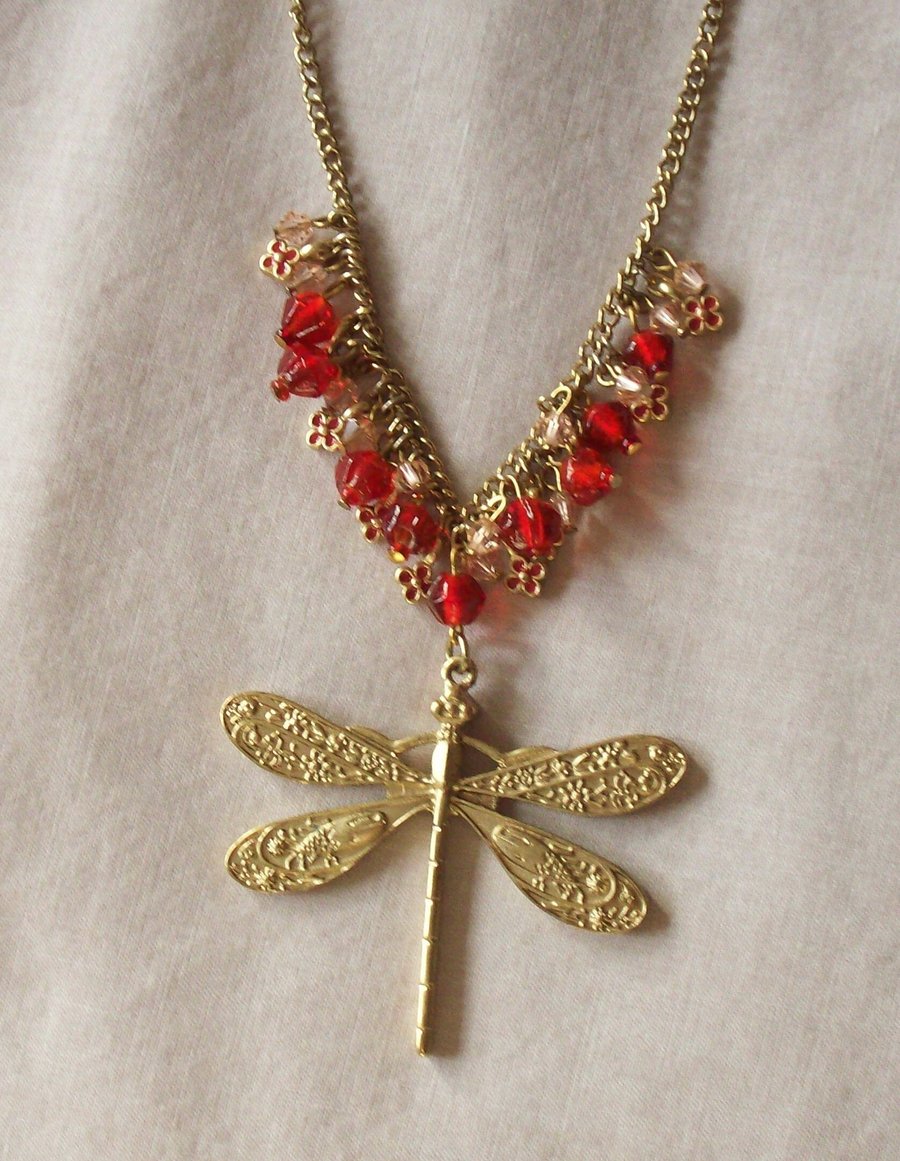 Dragonfly necklace