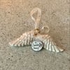 Angel wings hanging ornament (incl. FREE UK shipping)