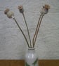 Stoneware bud vase with one or two dragonfly decorations - Image 7