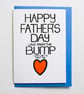 Father's Day Love From The Bump  I Can't Wait To Meet You New Dad Greetings Card - Image 2