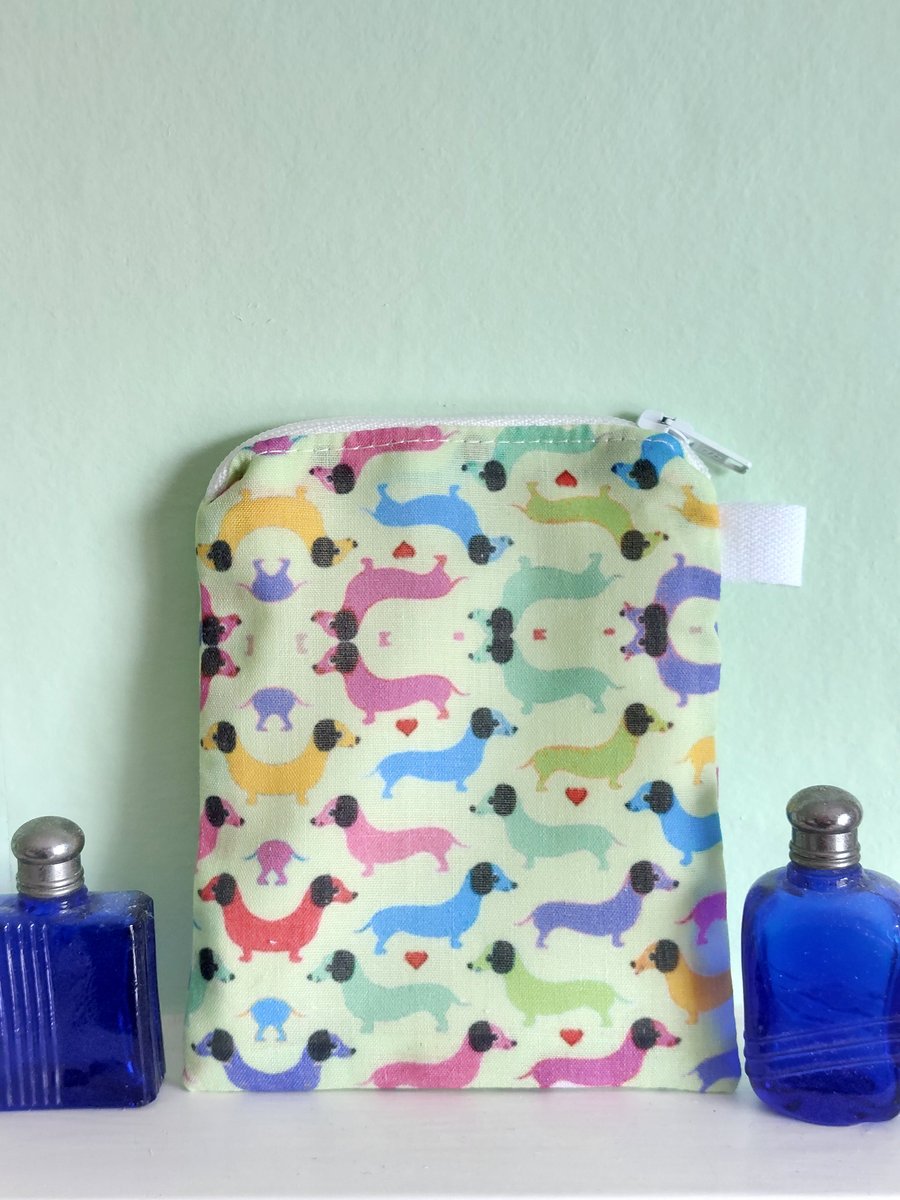 Cute Sausage Dogs Fun Coin Purse or Card Holder 