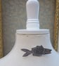 Fish brooch, pewter pin. - Image 4
