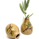 OLIVE CERAMIC VASES