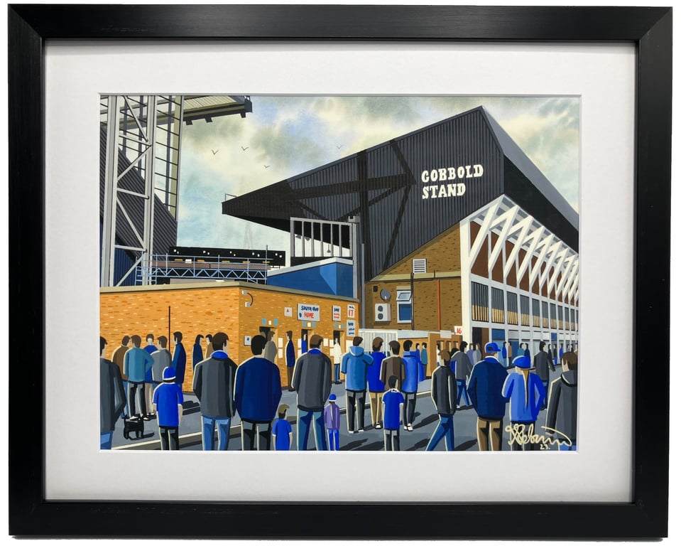 Ipswich. Framed & Unframed Art Print, Town Football Club FC, Portman Gift