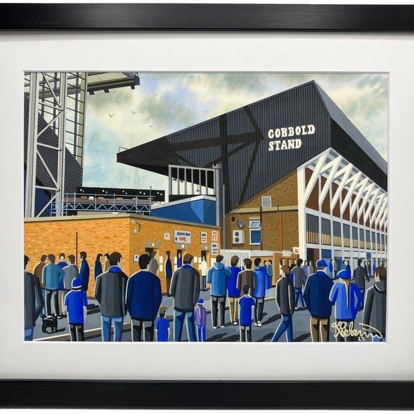 Ipswich. Framed & Unframed Art Print, Town Football Club FC, Portman Gift