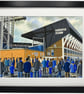 Ipswich. Framed & Unframed Art Print, Town Football Club FC, Portman Gift - Image 1