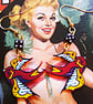 traditional rockabilly tattoo swallows earrings - Image 1