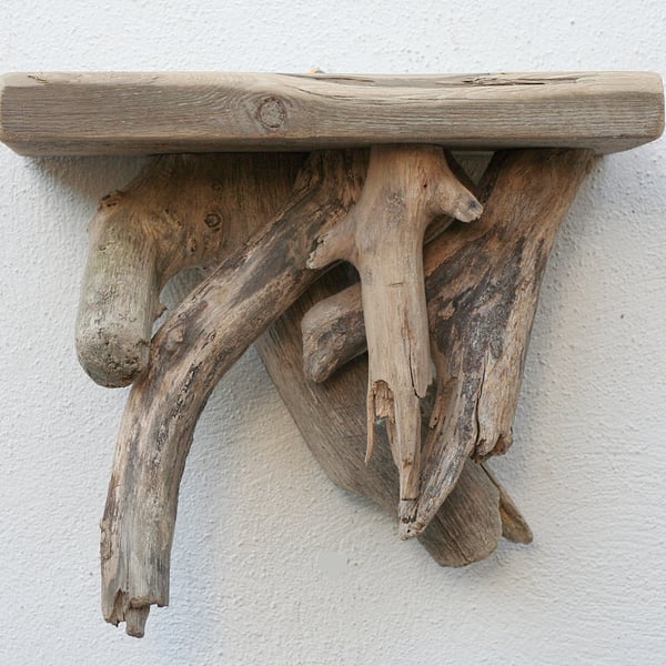 Driftwood shelf, Drift wood  shelves, Driftwood Wall Shelf,Driftwood Cornwall