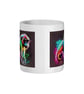 Watercolour Monkey 1 - Bright, Vivid Wildlife Mug - Image 2