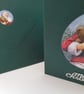  Christmas card. Santa. Father Christmas. Handmade Christmas card. Ref 469 - Image 4
